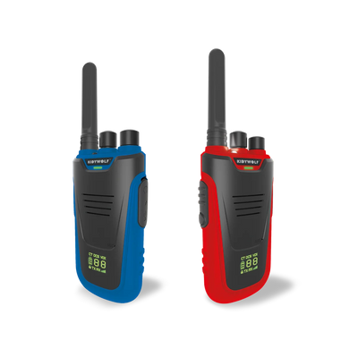 Kidywolf - Kidytalk Long Range Walkie Talkie | Blue/Red Walkie Talkie Kidywolf 