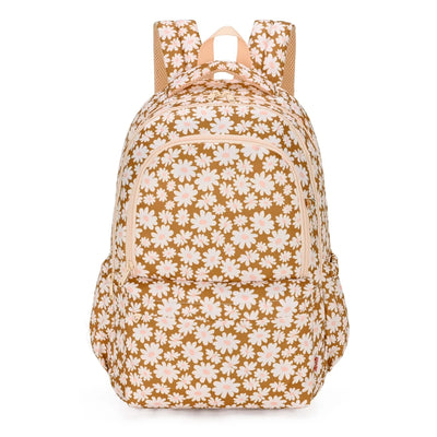 Kinnder - Campus School Backpack 2.0 | Bloom Tan Backpacks Kinnder 