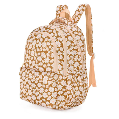 Kinnder - Campus School Backpack 2.0 | Bloom Tan Backpacks Kinnder 