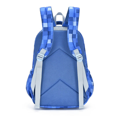 Kinnder - Campus School Backpack 2.0 | Blue Pixel Backpacks Kinnder 
