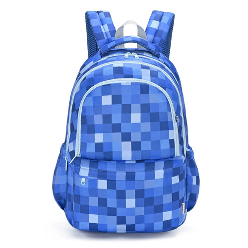 Kinnder - Campus School Backpack 2.0 | Blue Pixel
