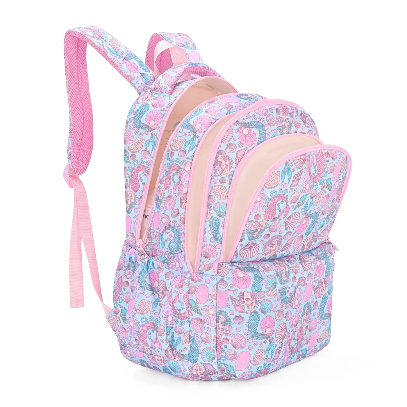 Kinnder - Campus School Backpack 2.0 | Mermaid Aqua Backpacks Kinnder 