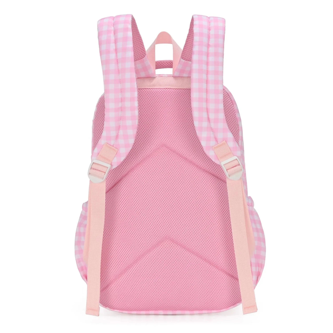 Kinnder - Campus School Backpack 2.0 | Pink Gingham Backpacks Kinnder 