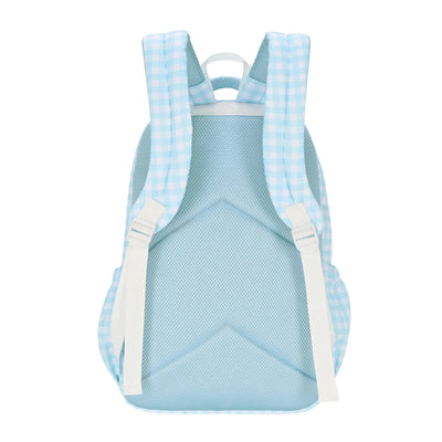 Kinnder - Campus School Backpack | Blue Gingham Backpacks Kinnder 
