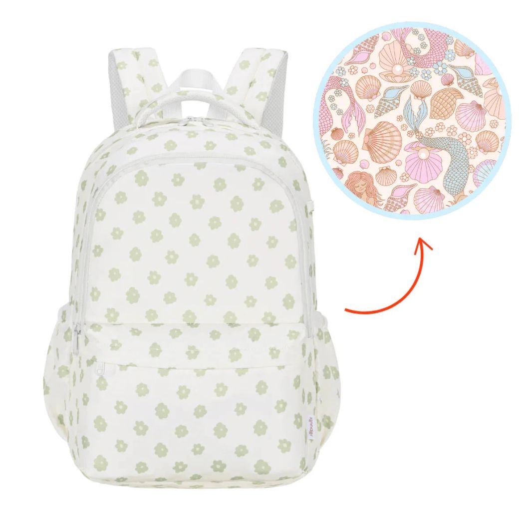 Kinnder - Campus School Backpack | Mermaid Backpacks Kinnder 