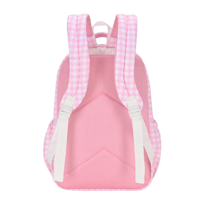 Kinnder - Campus School Backpack | Pink Gingham Backpacks Kinnder 