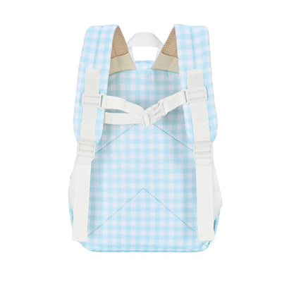 Kinnder - Daycare/Toddler Mini Backpack | Blue Gingham Backpacks Kinnder 