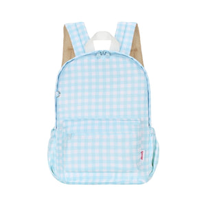 Kinnder - Daycare/Toddler Mini Backpack | Blue Gingham