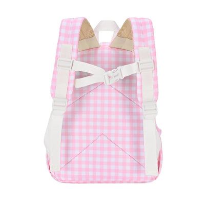 Kinnder - Daycare/Toddler Mini Backpack | Pink Gingham Backpacks Kinnder 
