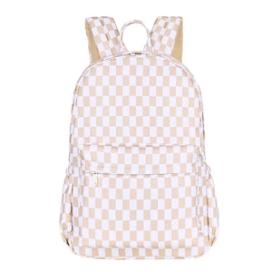 Kinnder - Junior Backpack | Caramel Check