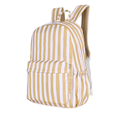 Kinnder - Junior Backpack | Mustard Stripe Mealtime Kinnder 