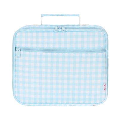 Kinnder - Junior Insulated Lunch Bag | Blue Gingham Mealtime Kinnder 