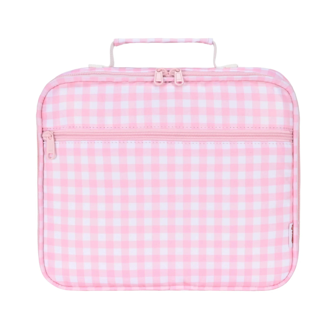 Kinnder - Junior Insulated Lunch Bag | Pink Gingham Mealtime Kinnder 