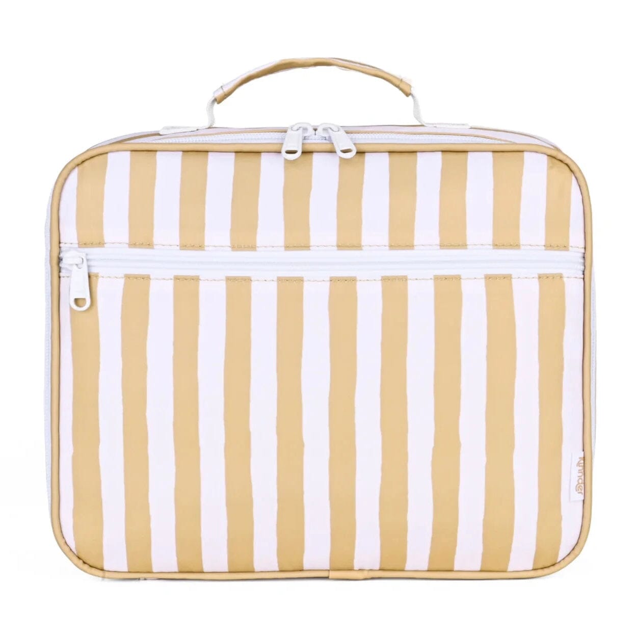 Kinnder - Junior Lunch Bag | Mustard Stripe Mealtime Kinnder 