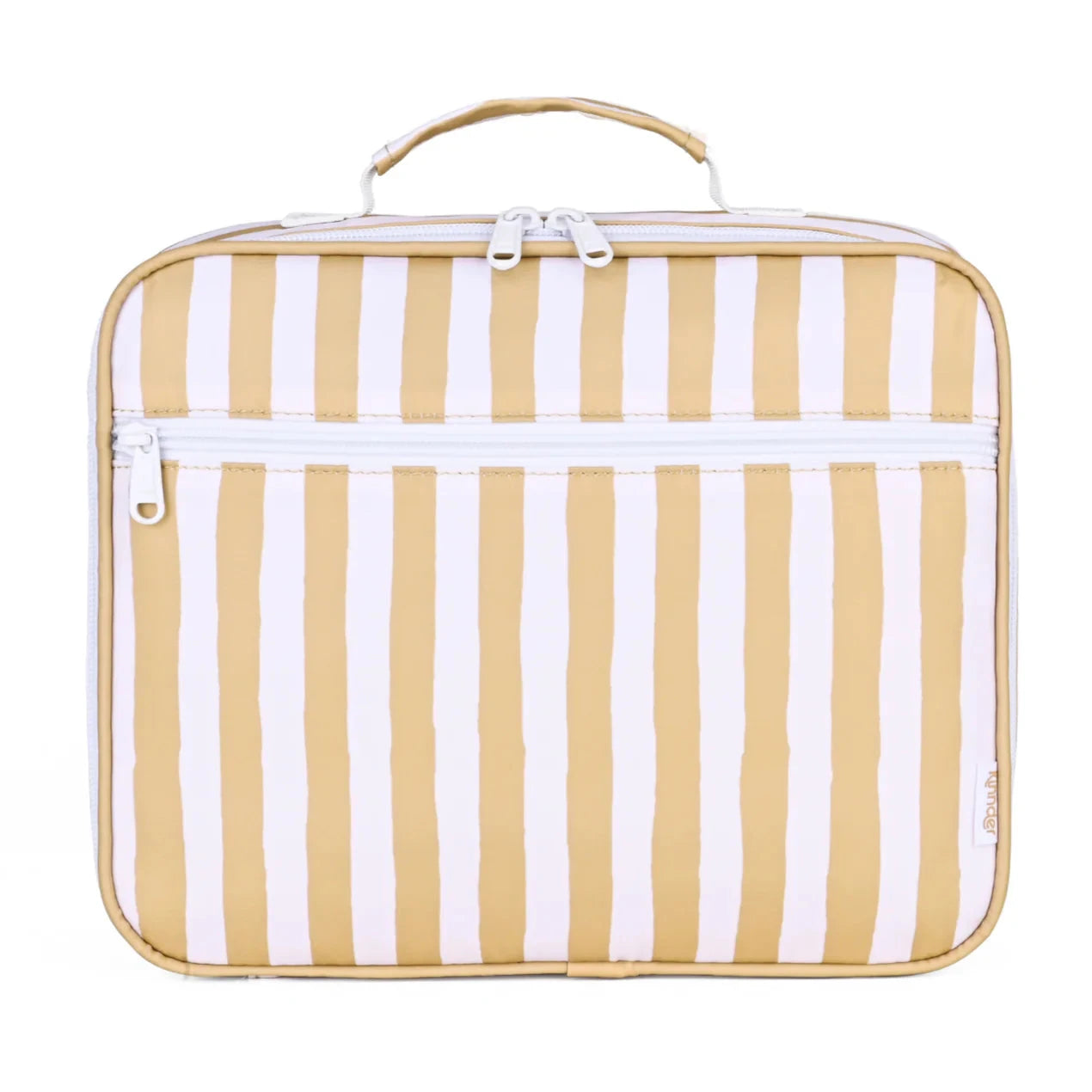 Kinnder - Junior Lunch Bag | Mustard Stripe Mealtime Kinnder 