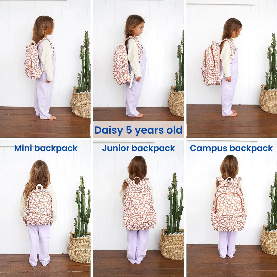 Kinnder - Kindy/School Junior Backpack | Bloom Tan Backpacks Kinnder 