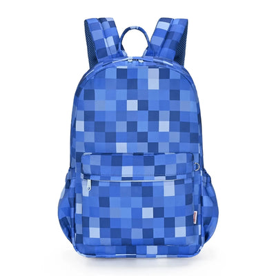 Kinnder - Kindy/School Junior Backpack | Blue Pixel Backpacks Kinnder 