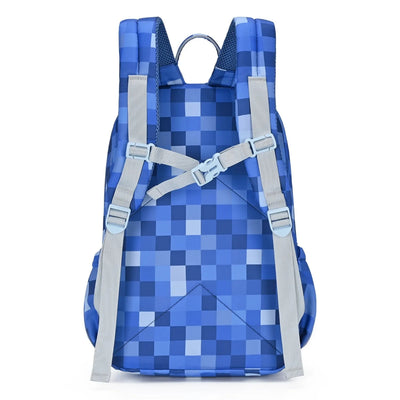 Kinnder - Kindy/School Junior Backpack | Blue Pixel Backpacks Kinnder 