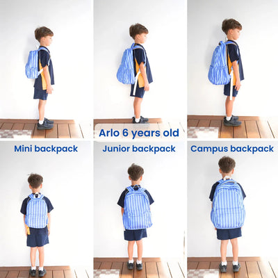 Kinnder - Kindy/School Junior Backpack | Pink Gingham Backpacks Kinnder 