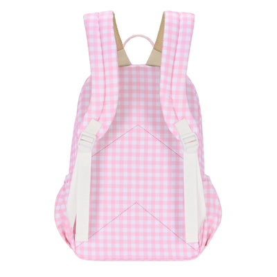 Kinnder - Kindy/School Junior Backpack | Pink Gingham Backpacks Kinnder 