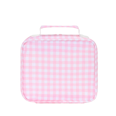 Kinnder - Mini Insulated Lunch Bag | Pink Gingham Mealtime Kinnder 