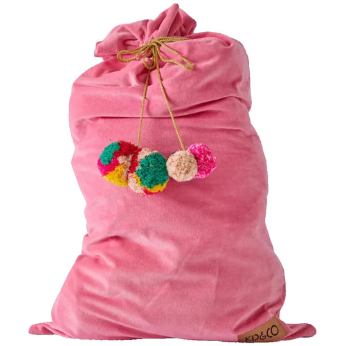 Kip & Co - Velvet Santa Sack | Pinkey
