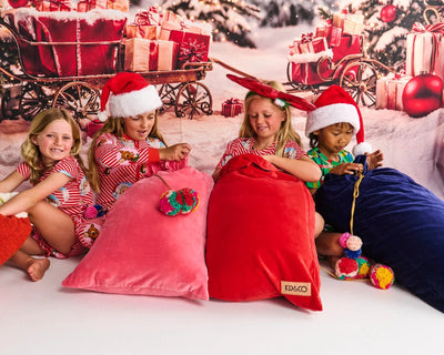 Kip & Co Velvet Santa Sack - Red Santa Sack Kip & Co 