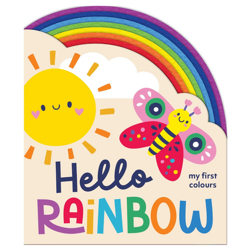 Lake Press - Chunky Felt Board Book | Hello Rainbow