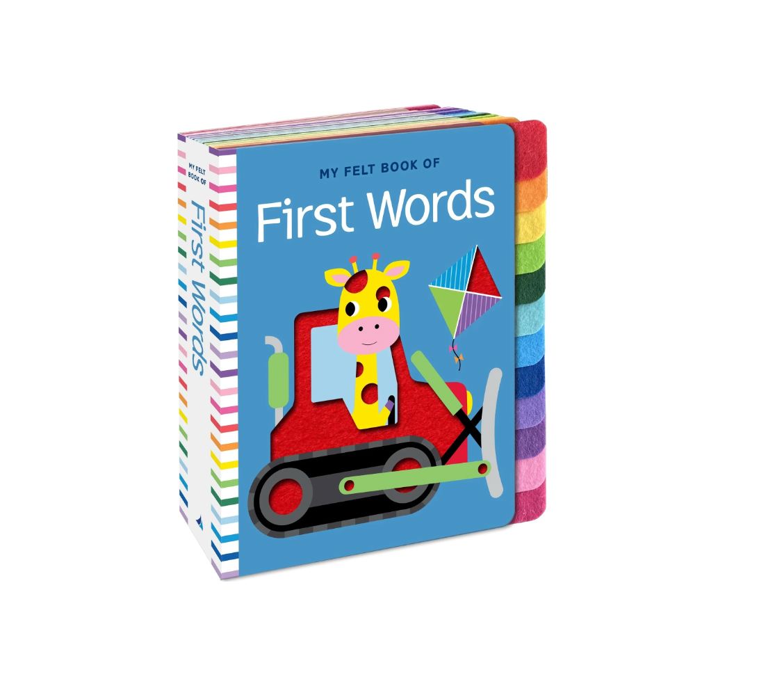 Lake Press - Chunky Felt Tabbed Book | First Words Books Lake Press 