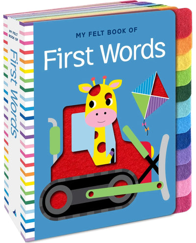 Lake Press - Chunky Felt Tabbed Book | First Words Books Lake Press 