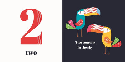 Lake Press - Chunky Foil Board Book | Let's Count 123 Books Lake Press 