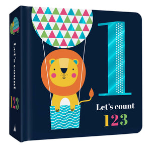 Lake Press - Chunky Foil Board Book | Let's Count 123