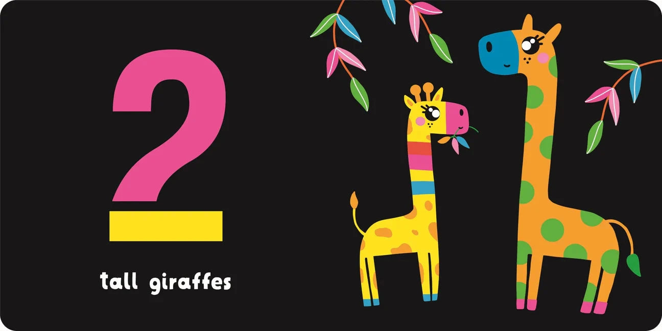 Lake Press - Chunky Neon Board Book | Numbers Books Lake Press 