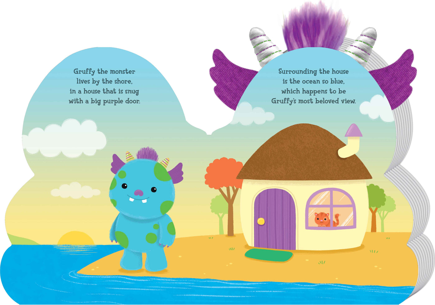 Lake Press - Chunky Plush Book | Gruffy the Monster Books Lake Press 