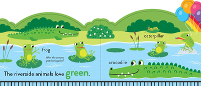 Lake Press - Chunky Scenes Board Book - My First Colours | At the Zoo Books Lake Press 