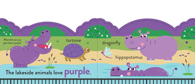 Lake Press - Chunky Scenes Board Book - My First Colours | At the Zoo Books Lake Press 