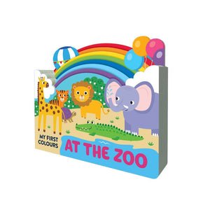 Lake Press - Chunky Scenes Board Book - My First Colours | At the Zoo