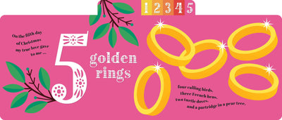 Lake Press - Chunky Tabbed Board Book | The Twelve Days of Christmas Books Lake Press 