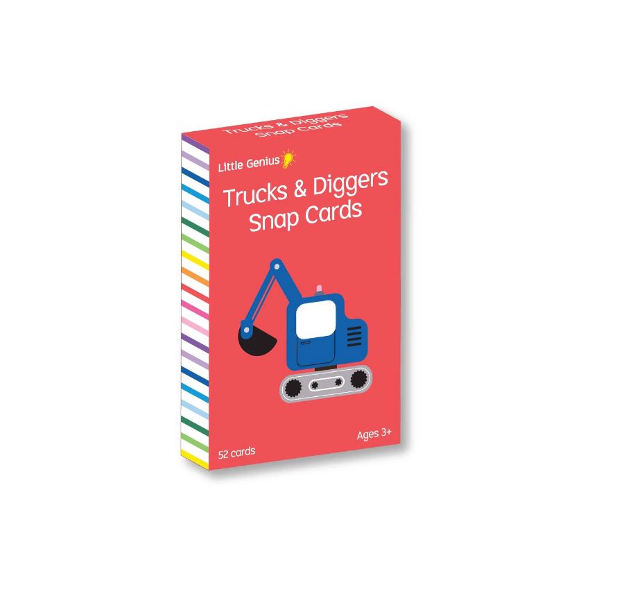 Lake Press - Little Genius Vol.2 Snap Cards | Trucks & Diggers Books Lake Press 