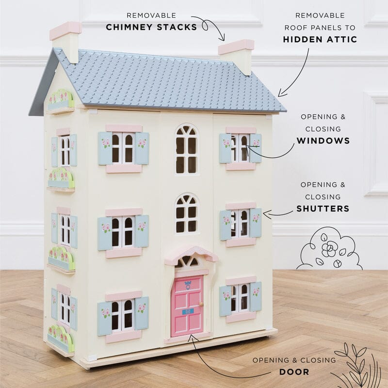 Le Toy Van Daisylane Cherry Tree Hall Doll House Dollhouse Le Toy Van 