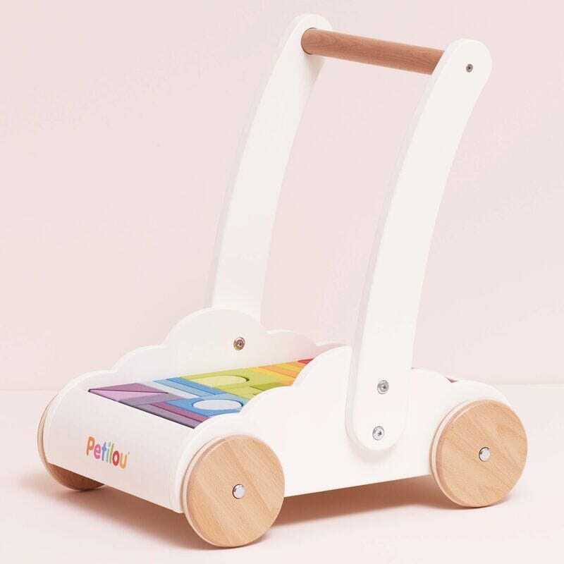 Le Toy Van - Rainbow Baby Walker & Puzzle 45 Blocks Sensory Toy Le Toy Van 