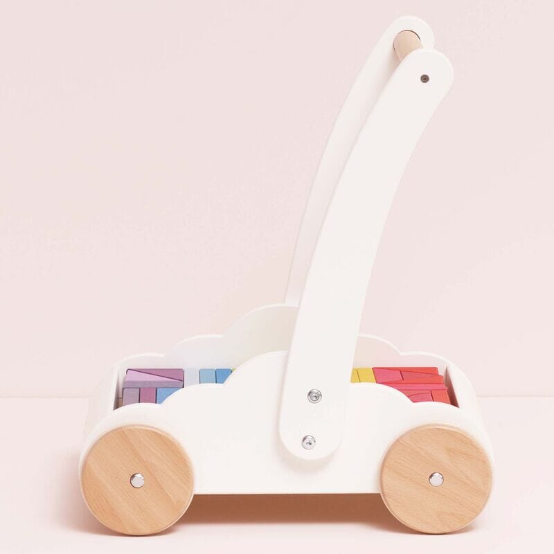 Le Toy Van - Rainbow Baby Walker & Puzzle 45 Blocks Sensory Toy Le Toy Van 