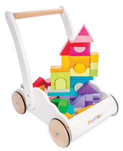 Le Toy Van - Rainbow Baby Walker & Puzzle 45 Blocks
