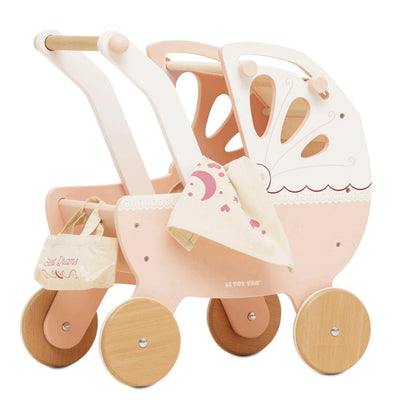 Le Toy Van - Retro Wooden Doll Pram Doll Accessories Le Toy Van 