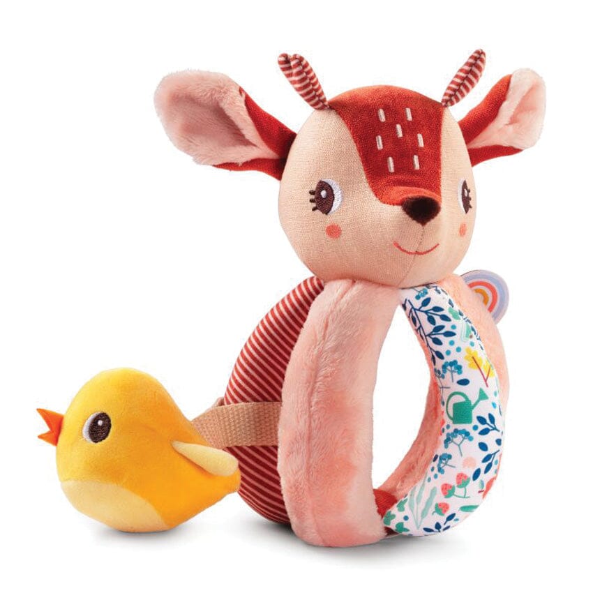 Lilliputiens Stella the Fawn Rattle with Handles Rattle Lilliputiens 