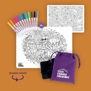 Little Change Creators - Jurassic Re-FUN-able Colouring Set