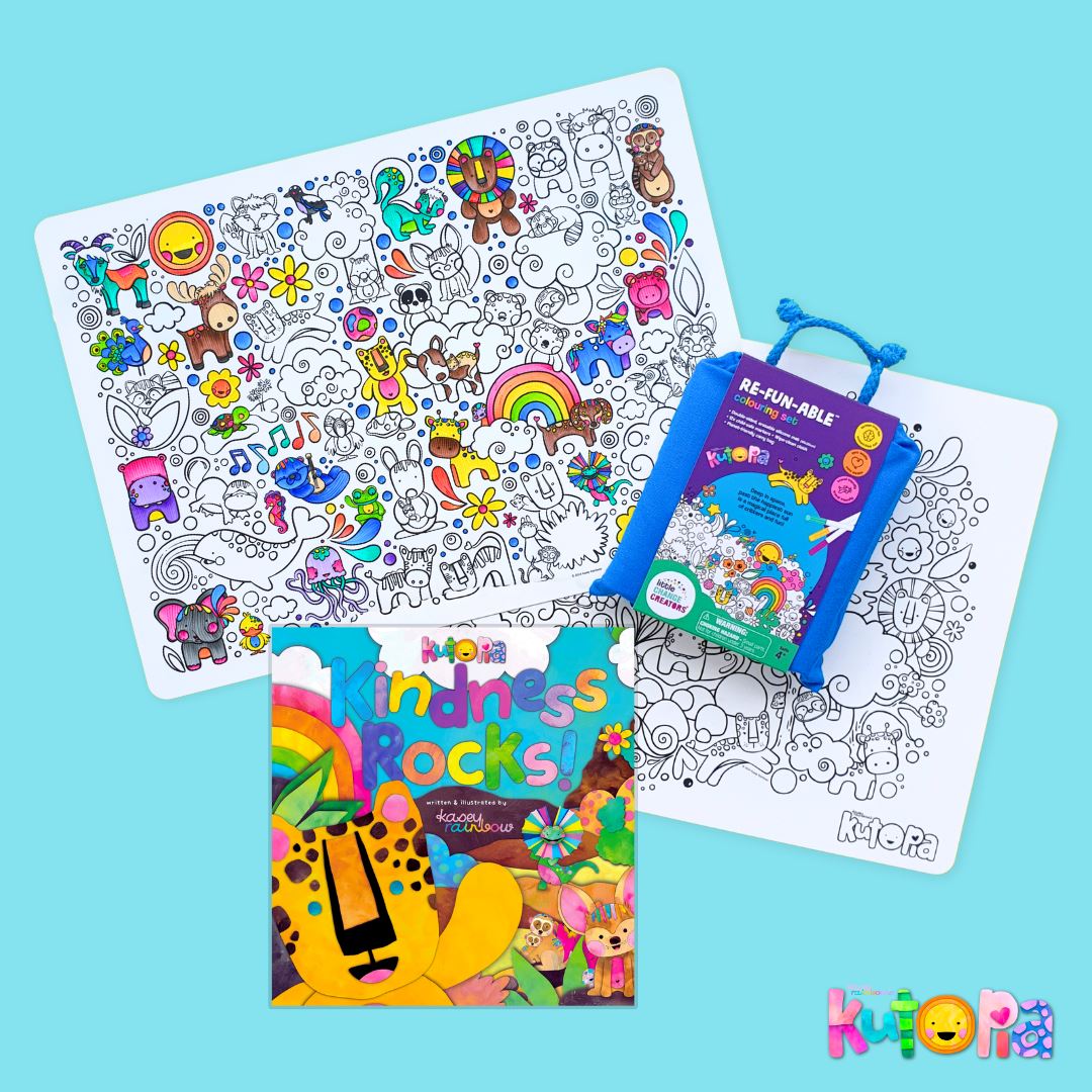 Little Change Creators - Kutopia Re-FUN-able Colouring Set Activity & Craft Little Change Creators 