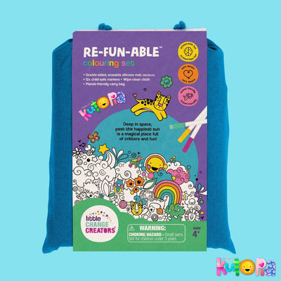 Little Change Creators - Kutopia Re-FUN-able Colouring Set Activity & Craft Little Change Creators 