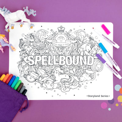 Little Change Creators - Spellbound Re-FUN-able Colouring Set Activity & Craft Little Change Creators 