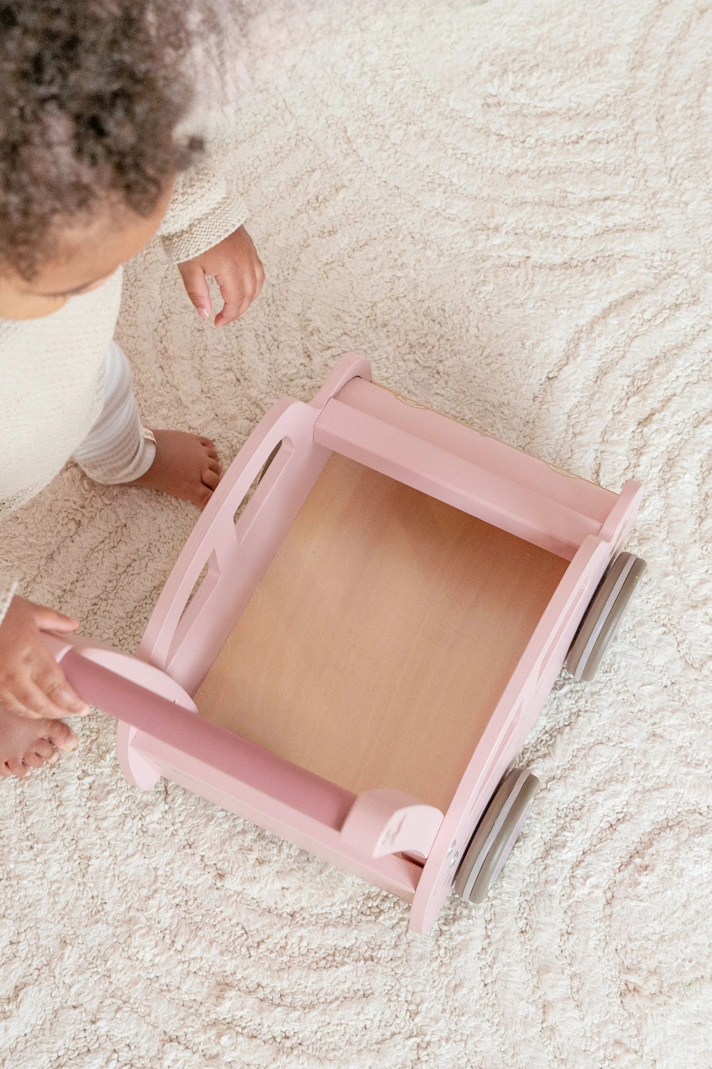 Little Dutch - Baby Walker | Pink Wooden Toy Little Dutch 